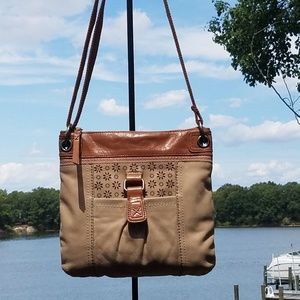 The Sak vintage leather, cross-body boho chic